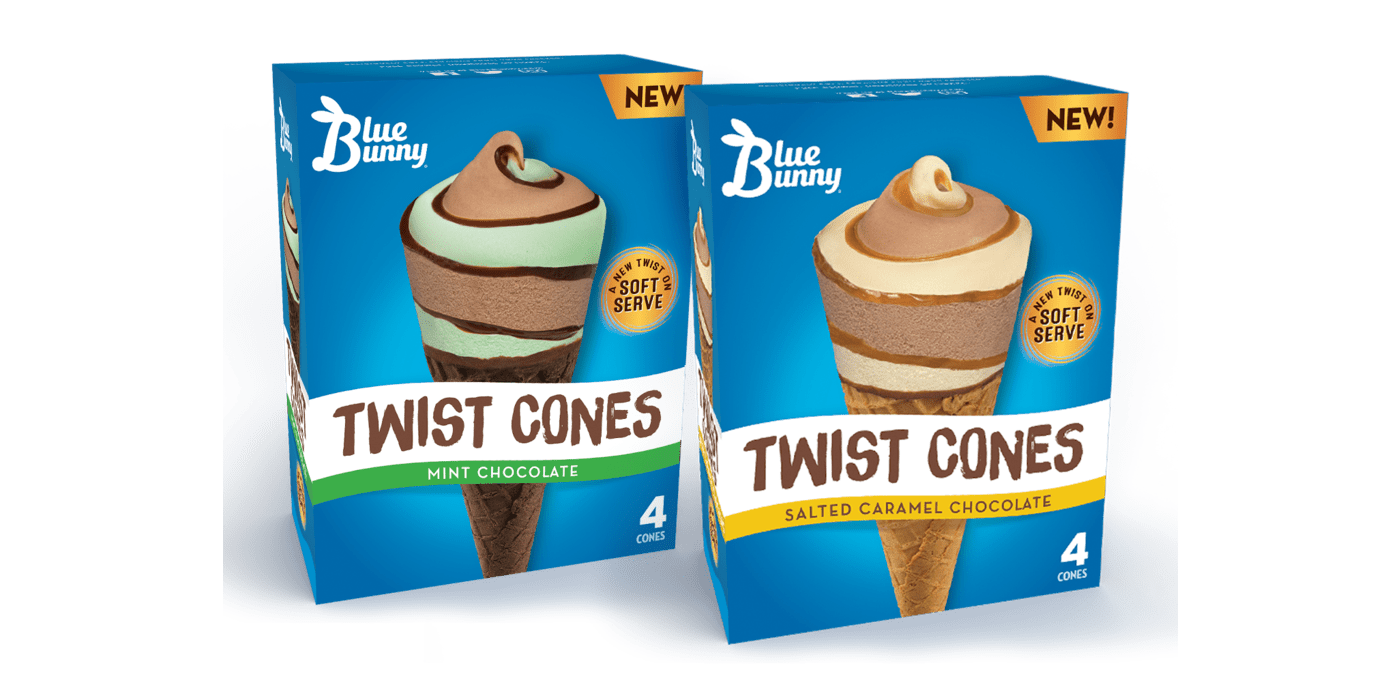 Blue Bunny Ice Cream Sundaes Cones Bars Blue Bunny