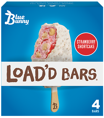 Load'd Bars® Strawberry Shortcake Front View Package