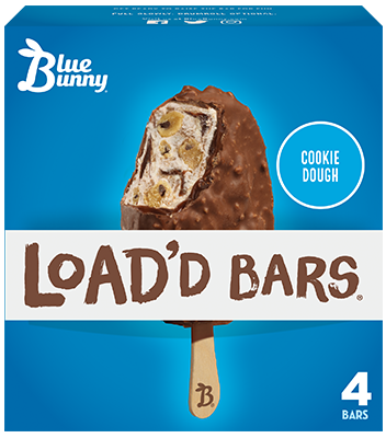 Load'd Bars® Cookie Dough Front View Package