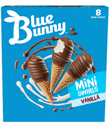 Mini Swirls® Vanilla Front View Package
