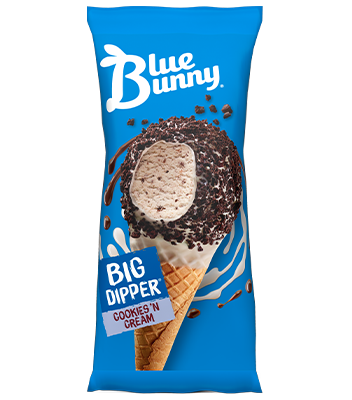 Big Dipper® Cone Cookies 'N Cream Front View Package