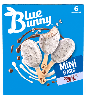Mini Bars  Cookies 'n Cream Crunch Front View Package