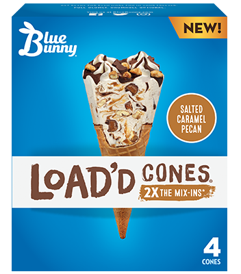 Load'd Cones® Salted Caramel Pecan Front View Package