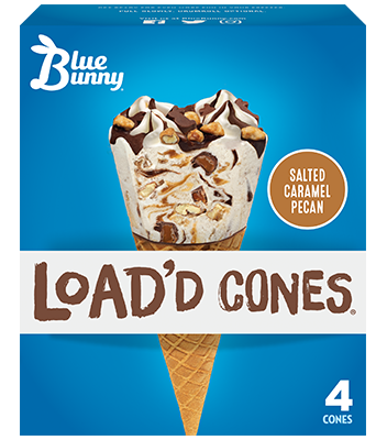 Load'd Cones® Salted Caramel Pecan Front View Package