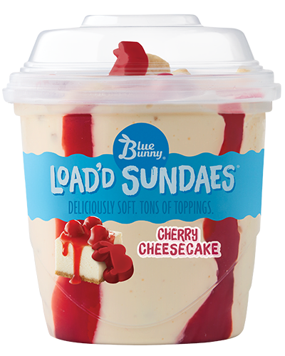 Load'd Sundaes® Cherry Cheesecake Front View Package