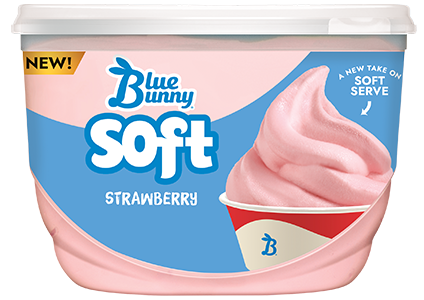 Soft Strawberry - Blue Bunny