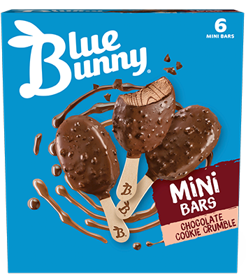 Mini Bars  Chocolate Cookie Crumble Front View Package