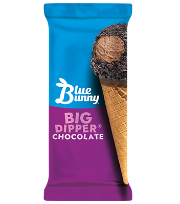 Big Dipper® Chocolate Cone Front View Package