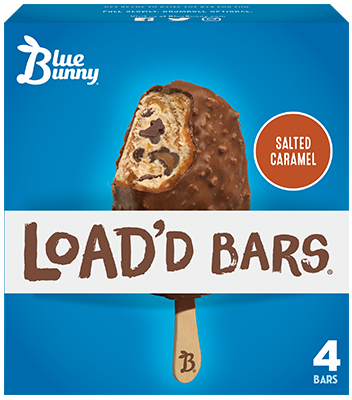 Load'd Bars® Salted Caramel Front View Package