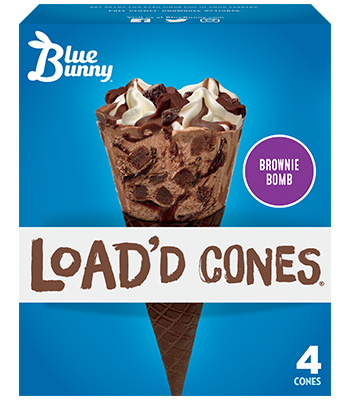 Load'd Cones® Brownie Bomb Front View Package