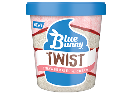 Twist Pints Strawberries & Cream Front View Package