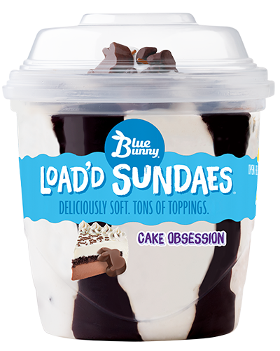 Load'd Sundaes® Cake Obsession Front View Package