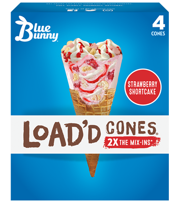 Load'd Cones® Strawberry Shortcake Front View Package