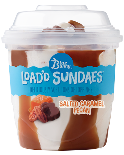 Load'd Sundaes® Salted Caramel Pecan Front View Package