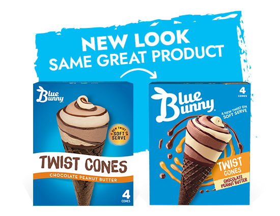 Twist Cones Chocolate Peanut Butter Hero Image
