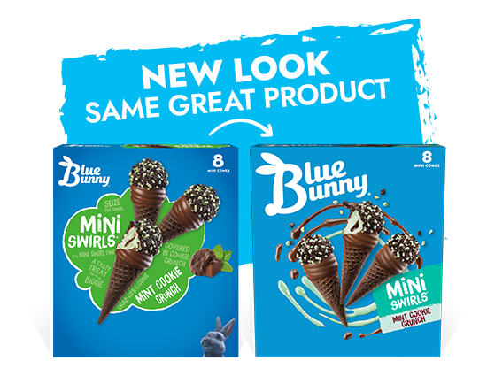 Mini Swirls® Mint Cookie Crunch Hero Image