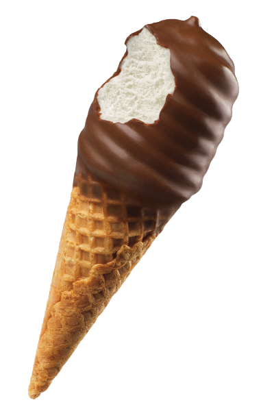 Mini Swirls® Vanilla Out of Package With Bite
