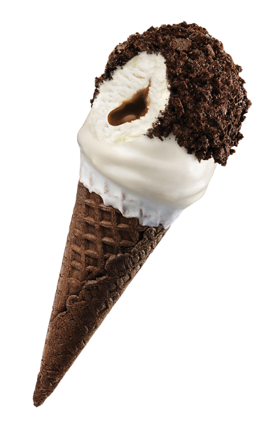 Mini Swirls® Cookies 'n Cream Out of Package With Bite