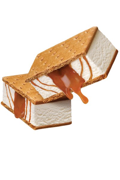 Stuffed Puffs  Salted Caramel S'mores Sandwiches Out of Package
