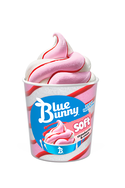 Soft Pints  Strawberries & Cream Out of Package