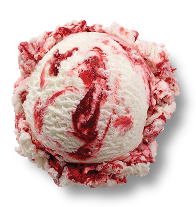 Double Strawberry Swirl Scoop