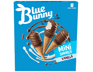 Mini Swirls® Vanilla - Blue Bunny