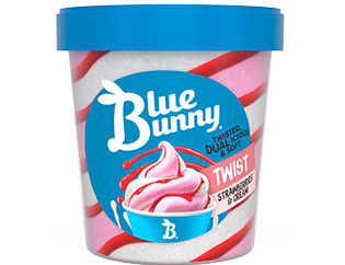 Twist Pints Cookies & Cream - Blue Bunny