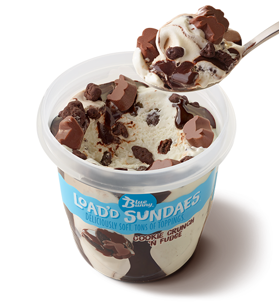 Load'd Sundaes® Cookie Crunch 'n Fudge - Blue Bunny