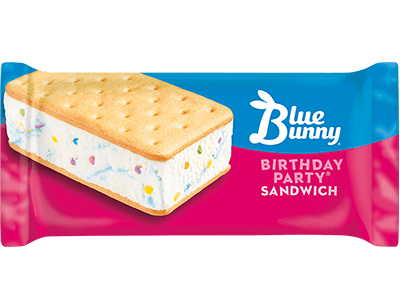 Birthday Party® Sandwich Front View Package