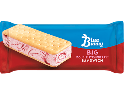 BIG Double Strawberry® Sandwich Front View Package