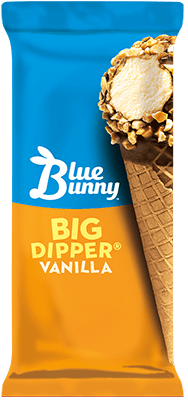 Big Dipper® Cone Vanilla Front View Package