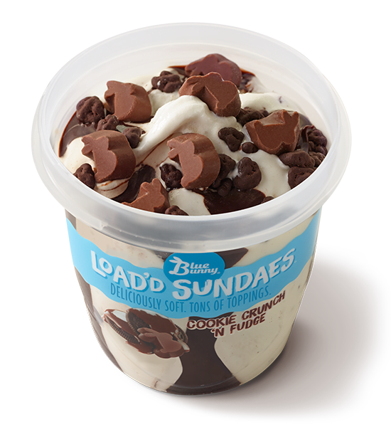 Load'd Sundaes® Cookie Crunch 'n Fudge - Blue Bunny