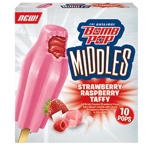 Strawberry Raspberry Taffy Bomb Pop Middles®