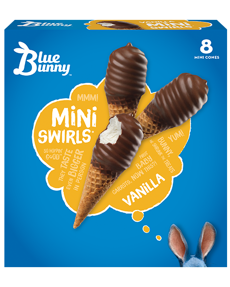 Mini Swirls Vanilla - Wells Foodservice