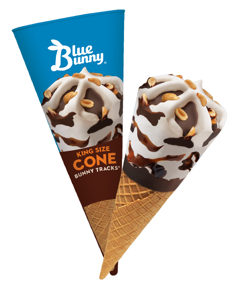 Bunny Tracks King Size Cone - Wells Foodservice