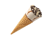 Blue Ribbon Classics Low Fat Vanilla Fudge Swirl Ice Cream Cone