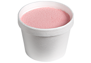 Raspberry Sherbet Cup in packaging