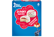 Strawberry Cheesecake Bunny Snacks® in packaging