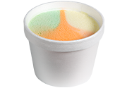 Rainbow Sherbet Cup in packaging