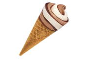 Blue Bunny Twist Cone Chocolate Vanilla