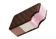 Blue Bunny Neapolitan Sandwich