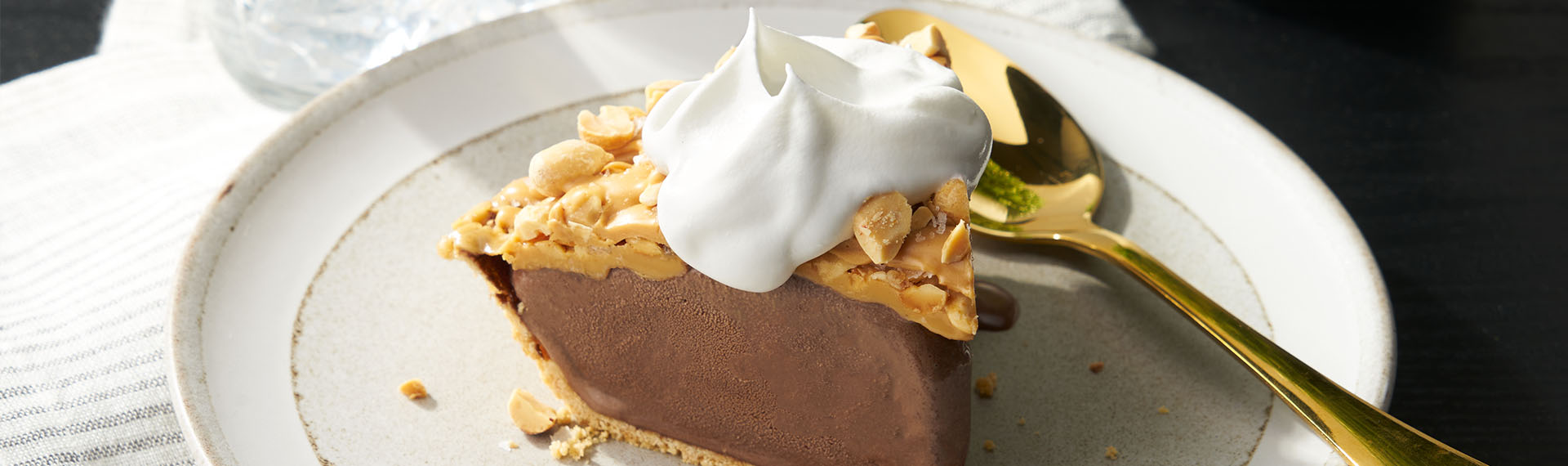 Salted Peanut Butter Ice Cream Pie