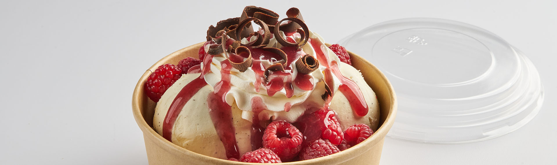 Raspberry Dark Chocolate Sundae