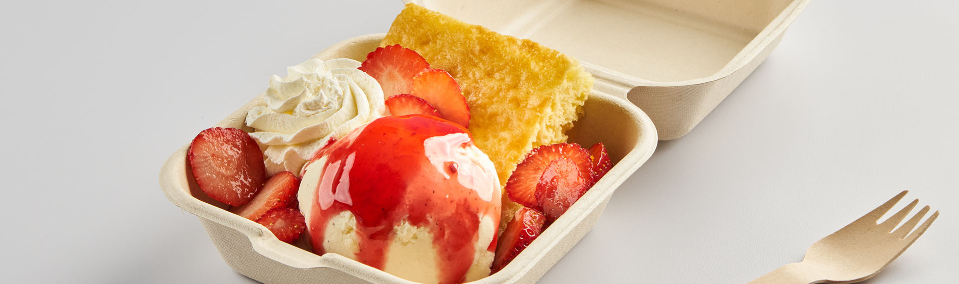 Strawberry Shortcake Sundae