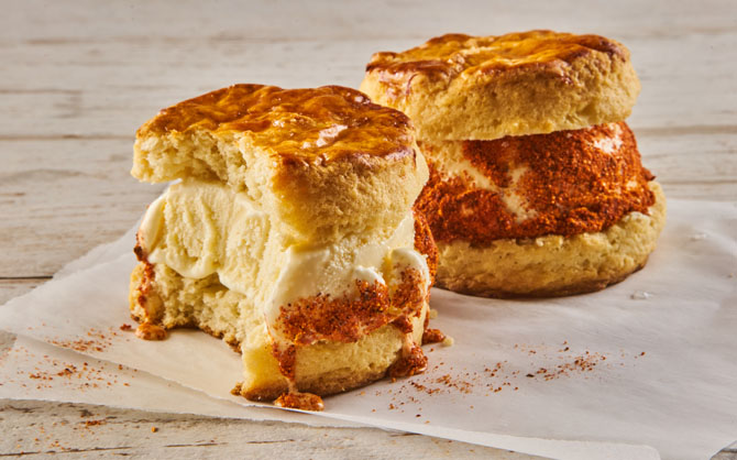 Nashville Hot Ice Cream Sandwich