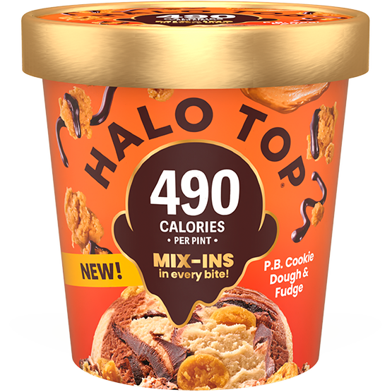 P.B. Cookie Dough & Fudge in packaging