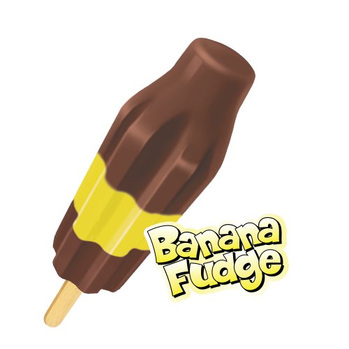Banana Fudge Bomb Pop Jr®