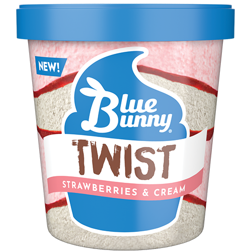Twist Pints Strawberries & Cream