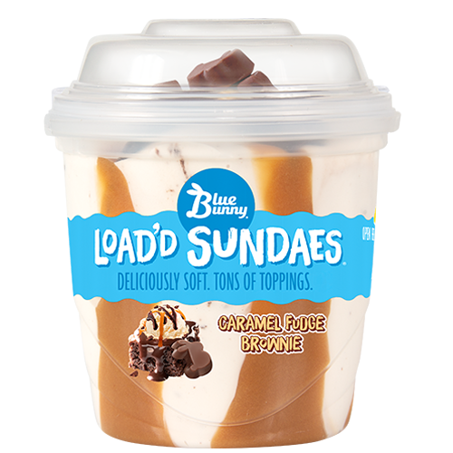 Load'd Sundaes® Caramel Fudge Brownie