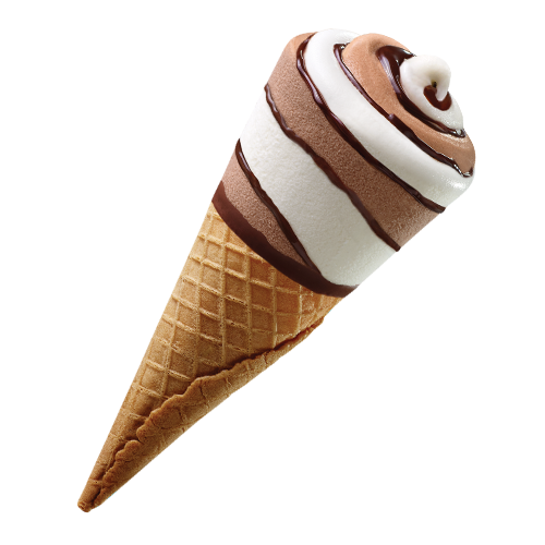 Twist Cone Chocolate Vanilla